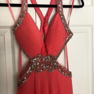 Peach Prom Dress